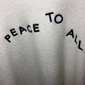 Madewell XXL Sweater Peace To All